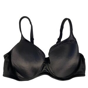 Soma‎ Black Full Coverage Breathe Beautifully Bra Size 40C